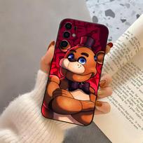 Five Nights At F-Freddys Fnaf Phone Case For Samsung S25,S24,S21,S22,S23,S30,Ultra,S20,Plus,Fe,Soft Silicone Black Cover Samsung S21plus