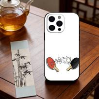 P-ping-pong paddle Phone Case Silicone Soft For IPhone 17 16 15 14 13 12 11 X XR Plus Pro Max Plus iPhone17promax