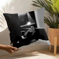 Pop Star P-Park S-Seojuns Pillow Case Home Living Room Decoration Linen Pillow Cases Cushion Cover Peach skin 18*18(CM)-1Pcs