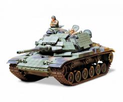 Tamiya U.S. Marine M60A1 tanko modelis 1/35 – surenkamas rinkinys
