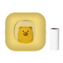 Mini kišeninis terminis momentinis nuotraukų spausdintuvas, etikečių gaminimo aparatas BT belaidis jungtis, suderinamas su 1pcs Thermal Paper Rolls geltona