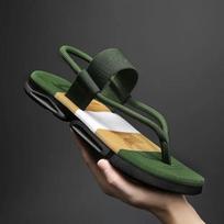 Fashion Slippers for Men Slip-resistant Beach Flip Flops Shiatsu Sandals Man Designer Luxury 2024 Fashion Style Casual Adult Fun Shoes 39