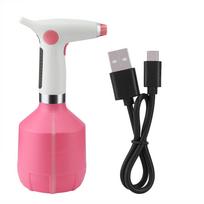 USB įkraunamas elektrinis purškimo butelis, laistymo įrankis gėlėms, augalams (Rožinis)