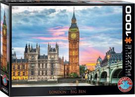 Eurographics Dėlionė 1000 vnt. - Vestminsterio laikrodžio bokštas (Big Ben)