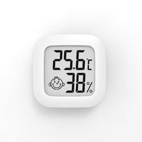 Mini patalpų termometras LCD skaitmeninis higrometro matuoklio jutiklio termometras balta