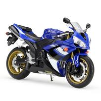 WELLY 1/10 YAMAHA YZF-R1 Alloy Racing Motorcycle Model Diecasts Metal Sports Motorcycle Model High Simulation Childrens Toy Gift mėlyna