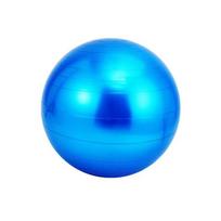 Thickened PVC Explosion-Proof Yoga and Pilates Balance Ball for Fitness, Childbirth, and Sensory Training 45CM Yoga Ball (350g) mėlyna