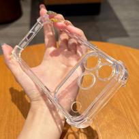 Transparent Silicone Phone Case For iPhone 17 16 Pro Max 15 14 13 12 11 Pro Max Air 16 XS 7 8 Plus Shockproof Soft Cover iPhone 14 Pro