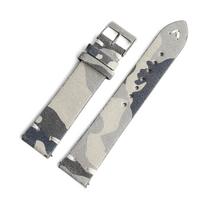Karinio stiliaus zomšos odos laikrodžio apyrankė 18mm 20mm 22mm 24mm Laikrodžio juostelės keitimas Camo Karinis Sportinis Apyrankė Priedai 16mm