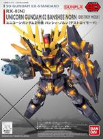 Bandai SDEX UNICORN GUNDAM 02 BANSHEE NORN[DESTROY MODE]