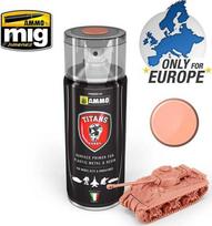AMMO by MIG Jimenez Titans Hobby kūno atspalvio matinis aerozolinis gruntas 400 ml, plastikui ir metalui