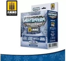 AMMO by MIG Jimenez „Winterizer“ sniego efektų rinkinys dioramoms ir modeliams – purus, šlapias sniegas