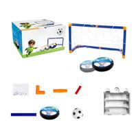 Rechargeable Hover Soccer Ball with LED Lights and Music Indoor Interactive Kids Game Set with Goal Frame and Accessories for Parent Child Play One Size