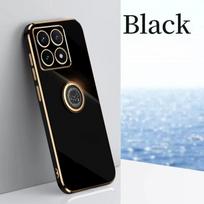 For Xiaomi 15T Pro Case Ring Stand Holder Phone Case For Xiaomi Mi 15 T Plating Bracket Soft Silicone Shockproof Back Cover For Xiaomi 15T