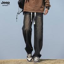 JEEP SPIRIT Men's Straight-Leg Elastic Jeans 2XL