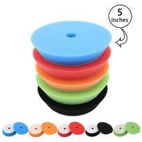 SEAMETAL 5/6inch Car Polishing Sponge Pads 130mm /155mm Foam Buffing Polish Pad Auto Body Care Car Polishing Machine Wax Pads