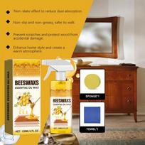 Furniture Polish Beewax Spray Scratch Wear Repair Beeswax Wood Polish Multi-Purpose Natural Micro-Molecular for Furniture Floors China Mainland