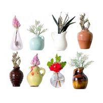 Cute Plant Fridge Magnets Funny Mini Plant Magnets Decorative Refrigerator Stickers for Refrigerator Decoration Kitchen Office
