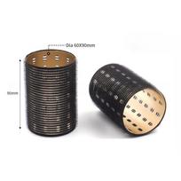 6*9cm Aliuminio šerdis Lipnus plaukų suktukas Grynas nailono Velcro ritinėlis Savaime laikantis formavimo karštas terminis tūrio formavimo įrankis