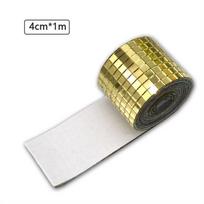 1X Disco Ball DIY Glass Mirror Stickers Wall Stickers Self-adhesive Home Wall Decor auksas