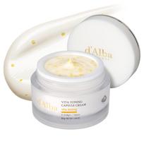 dAlba Official Vitatoning Capsule Cream 55g - Whitening Dullness Spots Fine Lines Transparency Radiance Elasticity Moisturizing Vitamin C Niacinamide