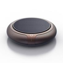 Solar Car Air Purifier Aromatherapy Machine with Three-Speed Adjustment Formaldehyde Odor Removal Triple-Layer Composite Filter Mocha Gold Set
