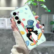 Emoticons P-Pingu Penguin Phone Case For Samsung Galaxy A91,80,73,72 ,71,53,52,32 ,31,22,21s,20,Transparent Case Samsung a714g