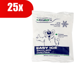 Dispotech Srl 25 VNT. EASY ICE vienkartiniai šalčio maišeliai (šaldiklis)