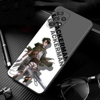 Anime Attack On Titan dėklas, skirtas Samsung Galaxy A12 A51 A71 A31 A13 A11 A01 A72 A52 A42 A32 A22 A52s A21s A02s A03 A02 For Samsung A71 gray