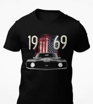 1969 Camaro Ss American Short Sleeve Unisex T-Shirt S