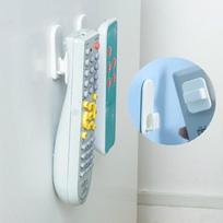 4 vnt./rinkinys Plastikiniai kabliukai Lipnus kabliukų rinkinys Oro kondicionierius TV nuotolinio valdymo pultas raktas Praktiškas sieninis laikiklis Tvirtas pakabos laikiklis balta