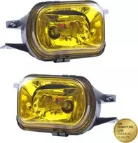 MTuning Rūko žibintų rinkinys Geltonas MERCEDES CLK C209 C-Class W203 SLK R170 2002-2009 m.