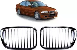 MTuning Single rib sportinės grotelės Gloss Juodas BMW 3 E46 Compact pre-facelift 1998-2001