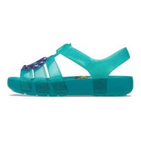 Crocs Breathable and Versatile Trendy Children's Sandals Emerald Green Children's Model 29