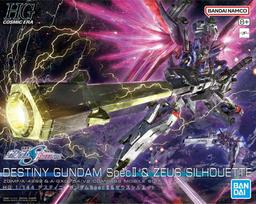 Bandai HGCE 1/144 „Destiny Gundam“ II specifikacija ir Zeuso siluetas