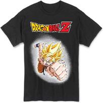 Great Eastern Entertainment Dragon Ball Z-Super Saiyan Goku Men T-Shirt (Black) S juoda