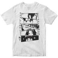 Anime Naruto Kakashi Summer Men Women T-shirts Harajuku Retro Short Sleeves Loose Oversized Casual Fitness Comfortable Y2k Top S balta