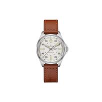 Hamilton Khaki Pilot Series Automatic Mechanical Movement Waterproof Watch Men watches White Steel Leather H64635550 H64635550