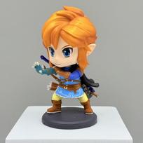 Hot Q Version The Legend of Zelda  Anime Figure Link Zelda Mipha Mini Kawaii Sitting Toys Desktop Car Ornaments Model Gifts