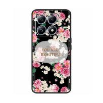 Case for Xiaomi Mi 14T Pro / 14T 5G Case Luxury Painted Protective Shell Phone Back Cover for Mi14T Soft Black Silicone Bumper Xiaomi 14T Pro