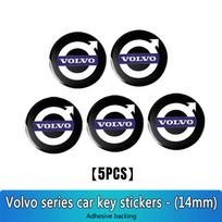 5/10 vnt. Automobilio emblemos Nuotolinio rakto lipdukai Dekoras Lipdukas Volvo Rdesign T6 AWD C30 C40 C50 C70 S40 S60 S70 S80 Automobilio aksesuaras 14mm