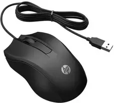 HP Pelė su laidu 105, Ambidextrous, Optinė, USB Type-A, 1600 DPI, Juodas