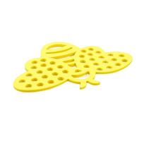 Floating Bee Island Watering Station EVA Foam Insect Waterer for Garden Safe Drinking Platform for Bees & Butterflies (Yellow,1pc) geltona