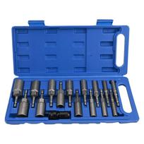 15Pcs 5.5mm-19mm Hex Socket Wrench Set Metal Nut Driver Bits For Electric Drill Pneumatic Screwdriver Auto Repair Tools Kit China Mainland