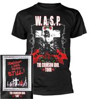 WASP Crimson Idol Turo Marškinėliai S M L XL XXL Marškinėliai Oficialūs Metalinės Grupės Marškinėliai M