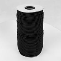 Customizable Strong Elastic 100% Polyester Eco-Friendly  Braided Cord 2.5mm Black White Custom Colors Small Diameter Bags juoda