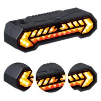 Wireless RC Car Lights Type-C Charging Remote Control Bicycle Taillights 5 Modes Remote Steering Tail Light for Bike Safety China Mainland