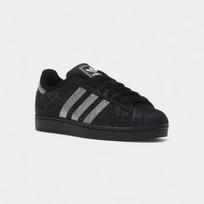adidas Superstar II Rhinestone Black Silver (Women's) 36 2/3 juoda