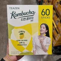 TEAZEN Sparkling Zesty Lemon Kombucha Sticks 5g x 60 Sticks One thing