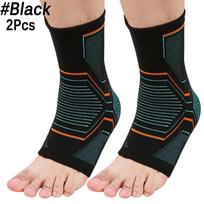 1Pair Ankle Support Brace Fitness Cycling Yoga Compression Ankle Cover Men Women Foot Joint Plantar Fasciitis Recovery Foot Sock S